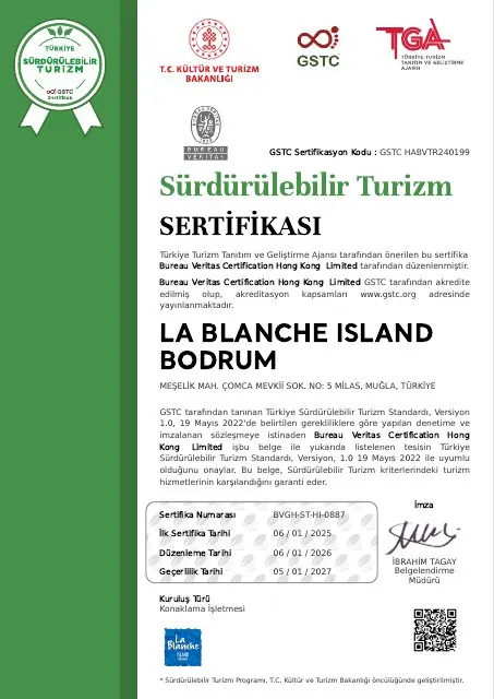 GSTC / Sürdürülebilir Turizm Sertifikası