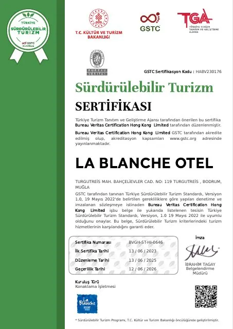 GSTC / Sürdürülebilir Turizm Sertifikası
